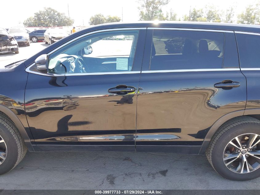 2019 Toyota Highlander Le/Le Plus VIN: 5TDZZRFHXKS308307 Lot: 39977733