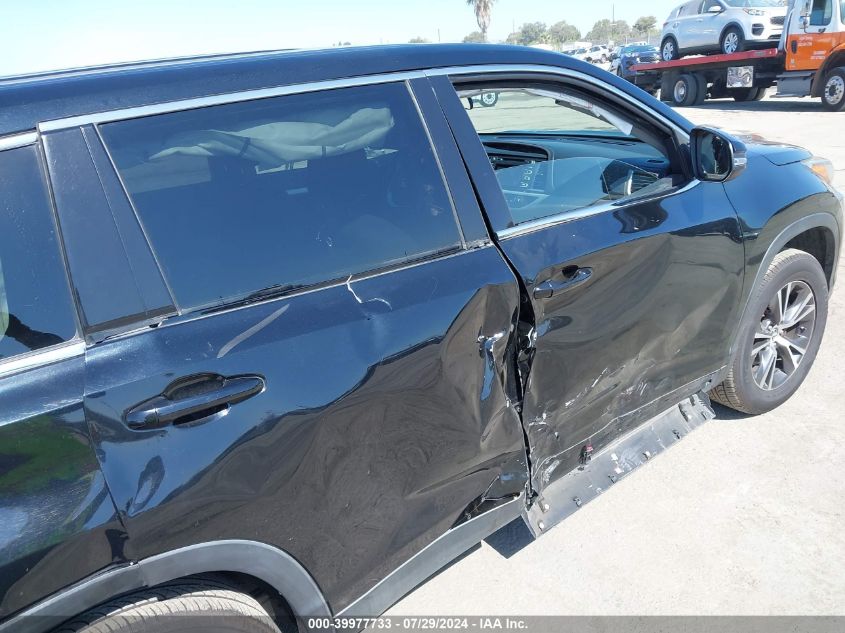 2019 Toyota Highlander Le/Le Plus VIN: 5TDZZRFHXKS308307 Lot: 39977733