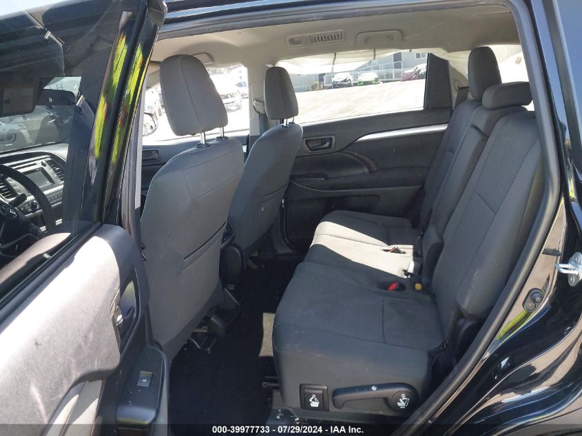 2019 Toyota Highlander Le/Le Plus VIN: 5TDZZRFHXKS308307 Lot: 39977733