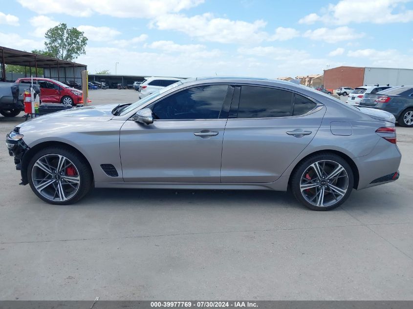 2024 Genesis G70 3.3T Rwd Sport Advanced VIN: KMTG54SE9RU136215 Lot: 39977769