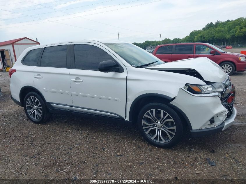 2017 Mitsubishi Outlander Es VIN: JA4AD2A3XHZ015460 Lot: 39977770