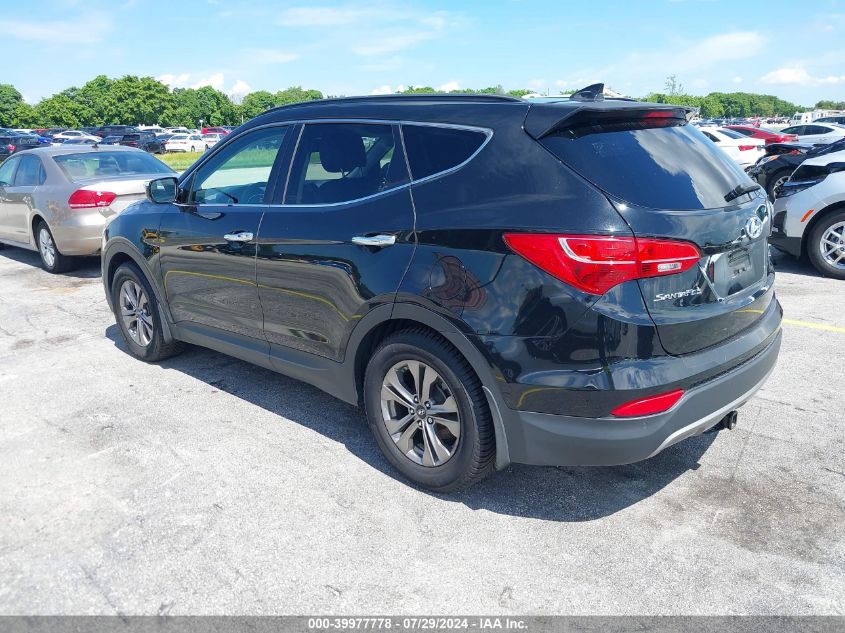 2015 Hyundai Santa Fe Sport 2.4L VIN: 5XYZU3LB6FG283999 Lot: 39977778