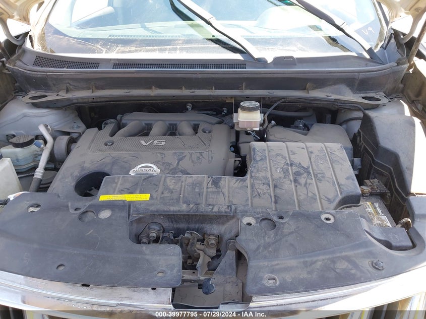 2010 Nissan Murano S VIN: JN8AZ1MU8AW005205 Lot: 39977795