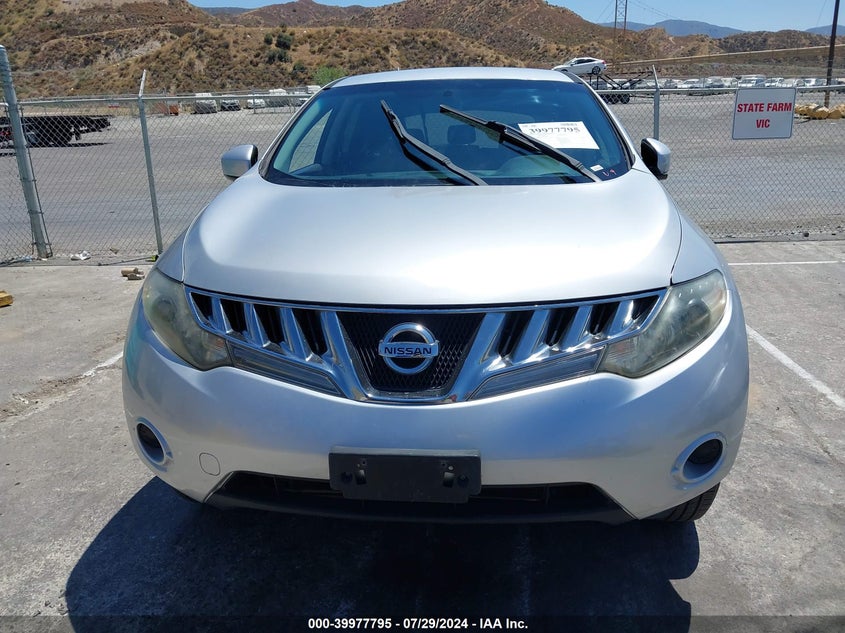 2010 Nissan Murano S VIN: JN8AZ1MU8AW005205 Lot: 39977795