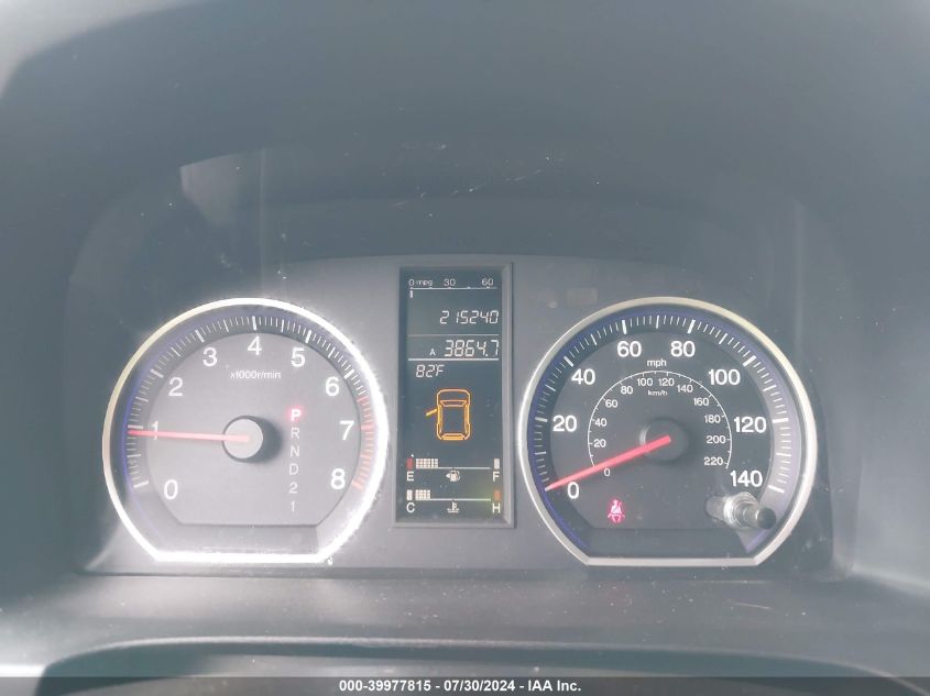 2009 Honda Cr-V Ex VIN: 5J6RE38579L002621 Lot: 39977815