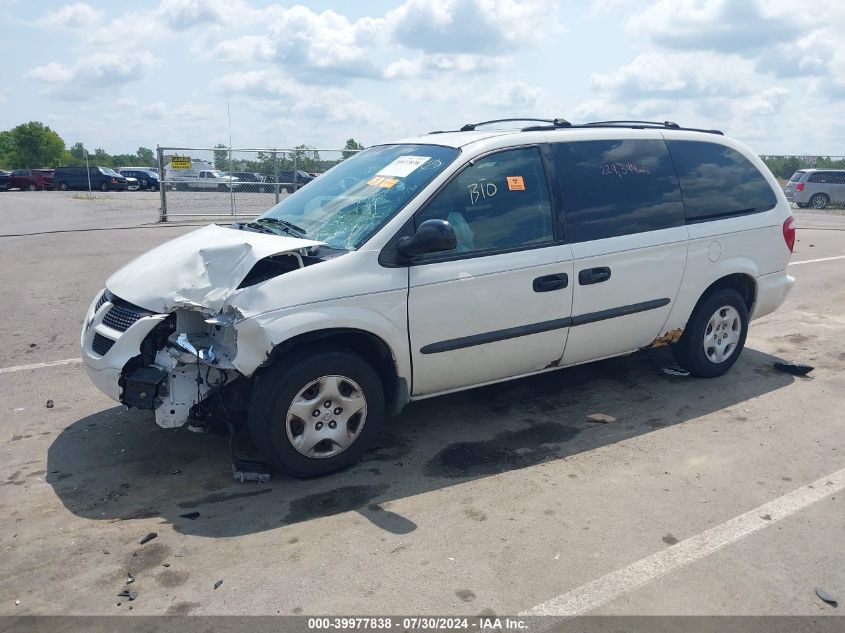 2003 Dodge Grand Caravan Se VIN: 1D4GP24303B210488 Lot: 39977838