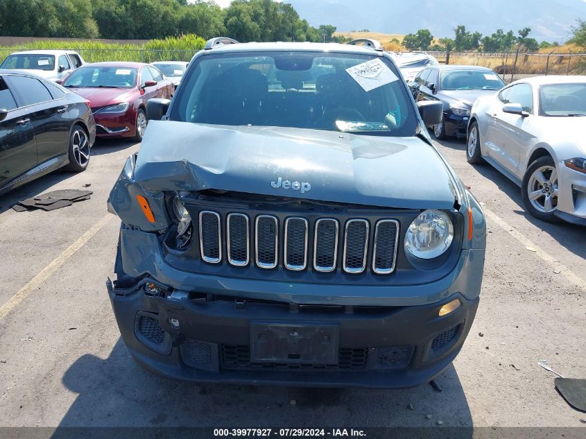 2018 Jeep Renegade Sport VIN: ZACCJBAB5JPJ38096 Lot: 39977927