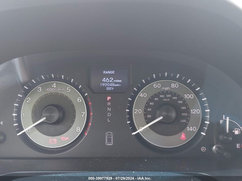 2012 Honda Odyssey Touring/Touring Elite VIN: 5FNRL5H98CB060399 Lot: 39977929