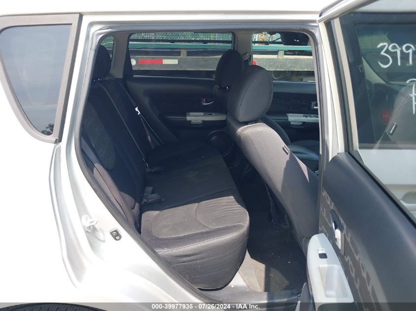 2012 Kia Soul + VIN: KNDJT2A66C7376126 Lot: 39977935