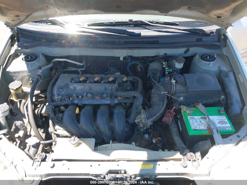 2003 Toyota Corolla Le VIN: 1NXBR32E53Z124072 Lot: 39978000