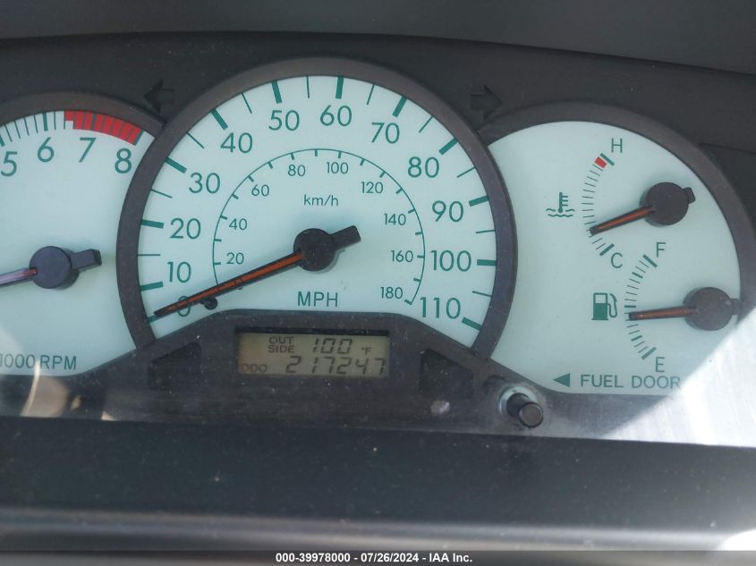 2003 Toyota Corolla Le VIN: 1NXBR32E53Z124072 Lot: 39978000