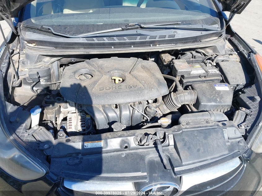 2013 Hyundai Elantra Gls VIN: 5NPDH4AE5DH159181 Lot: 39978025