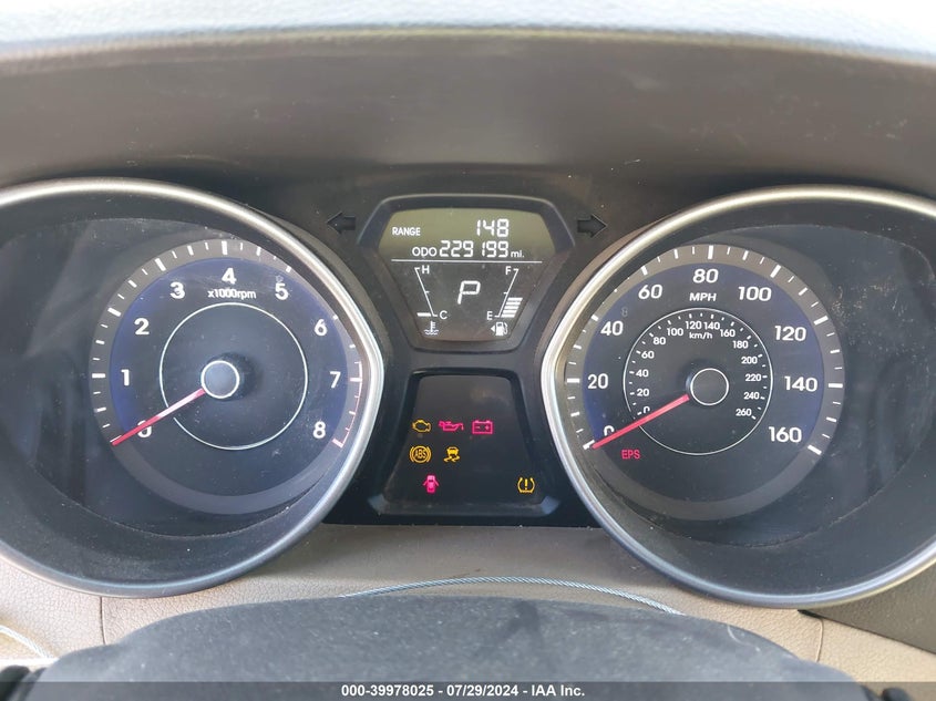 2013 Hyundai Elantra Gls VIN: 5NPDH4AE5DH159181 Lot: 39978025