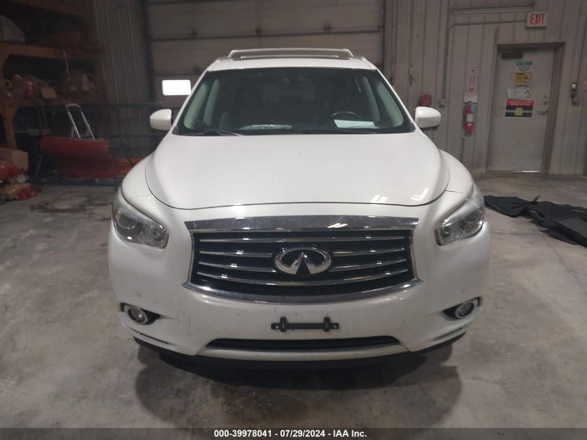 2013 Infiniti Jx35 VIN: 5N1AL0MMXDC307037 Lot: 39978041