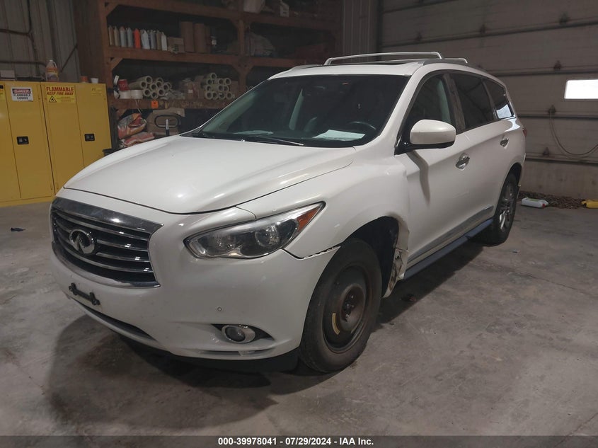 2013 Infiniti Jx35 VIN: 5N1AL0MMXDC307037 Lot: 39978041
