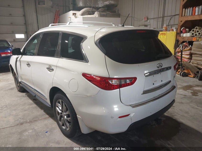 2013 Infiniti Jx35 VIN: 5N1AL0MMXDC307037 Lot: 39978041