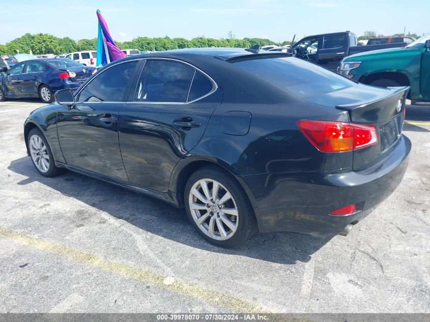 JTHCK262072019091 | 2007 LEXUS IS 250