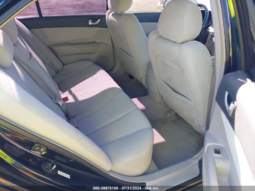 5NPET46C48H380917 2008 Hyundai Sonata Gls