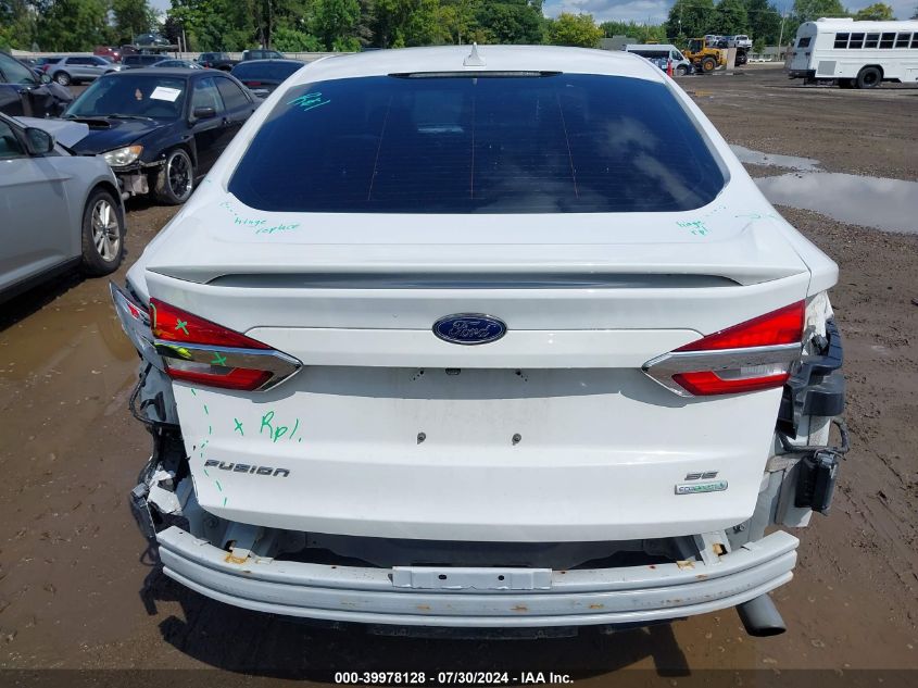 2020 Ford Fusion Se VIN: 3FA6P0HD2LR125282 Lot: 39978128