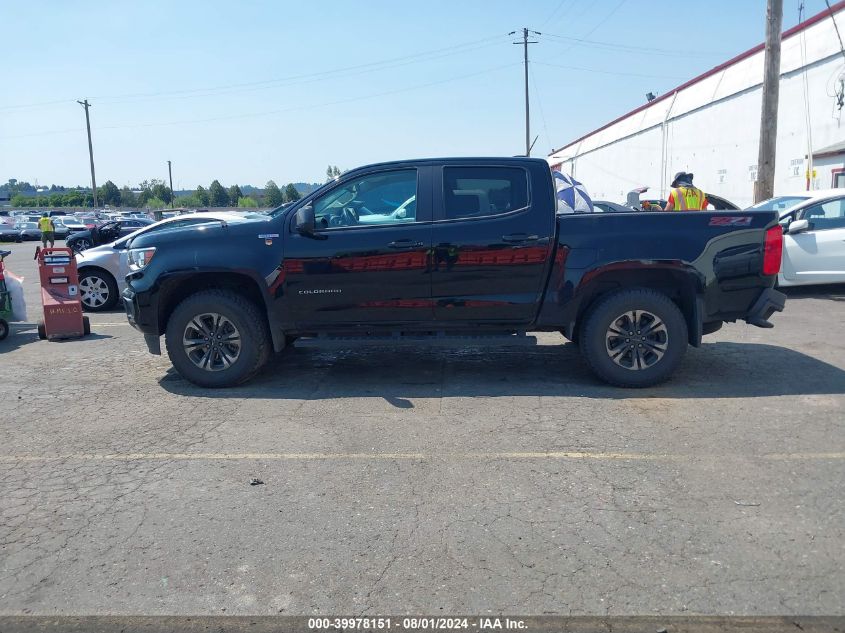 2022 Chevrolet Colorado 4Wd Short Box Z71 VIN: 1GCPTDE18N1190937 Lot: 39978151