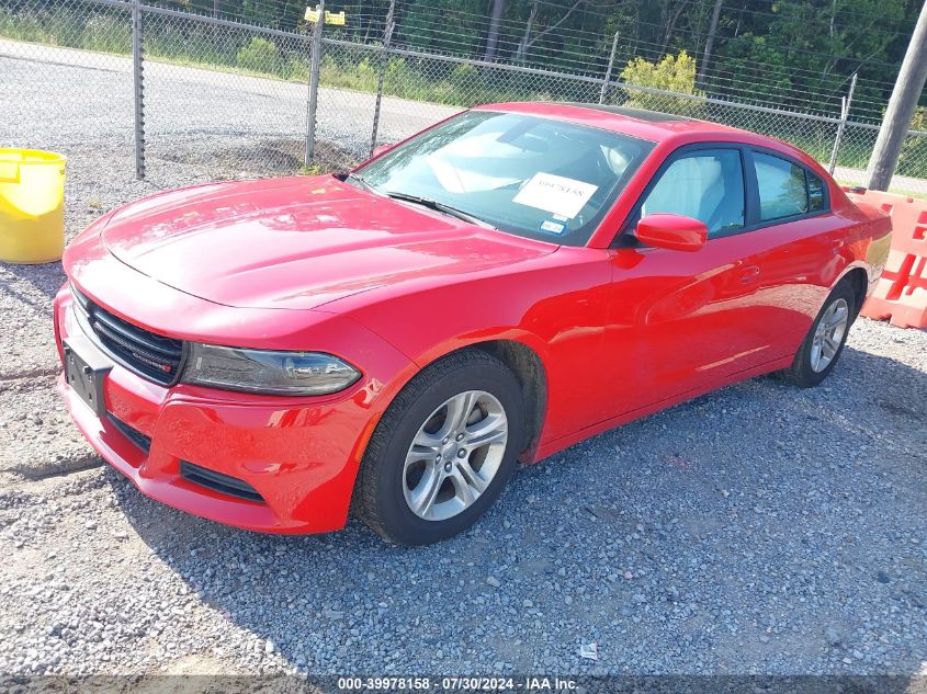 2022 Dodge Charger Sxt Rwd VIN: 2C3CDXBG6NH216477 Lot: 39978158