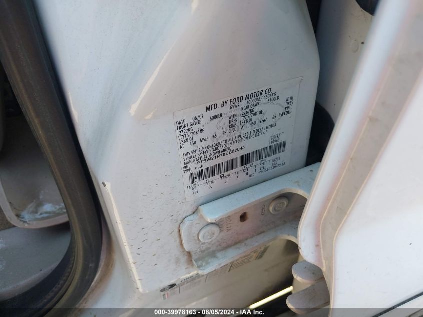2008 Ford F-250 King Ranch VIN: 1FTSW21R78EB62044 Lot: 39978163