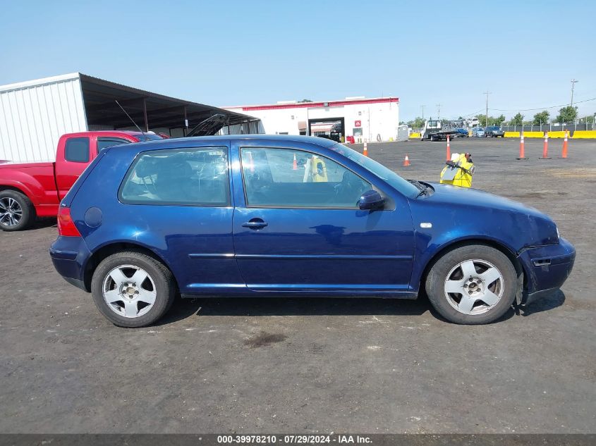 2001 Volkswagen Golf Gl Tdi VIN: WVWBP21J11W122274 Lot: 39978210