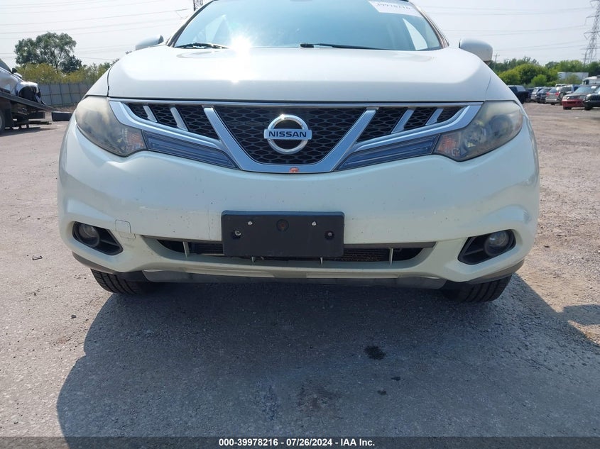 2011 Nissan Murano Sl VIN: JN8AZ1MW4BW175211 Lot: 39978216
