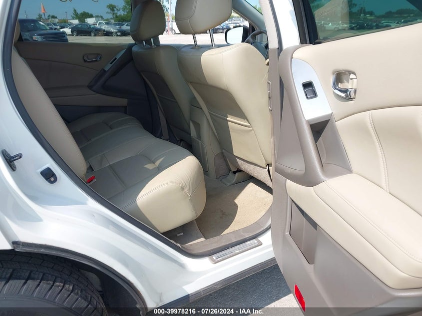 2011 Nissan Murano Sl VIN: JN8AZ1MW4BW175211 Lot: 39978216