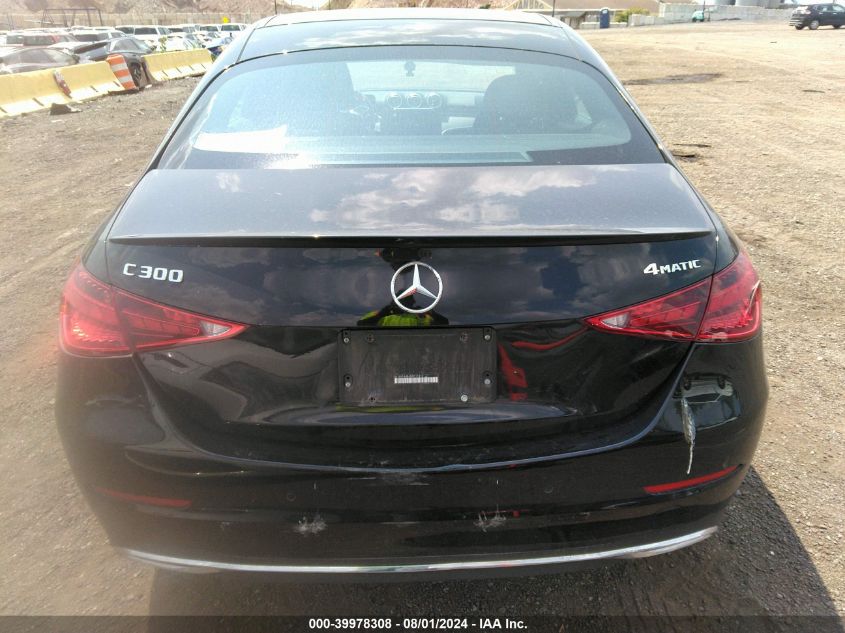 0W1KAF4HB6NR01741 2022 Mercedes-Benz C 300 4Matic