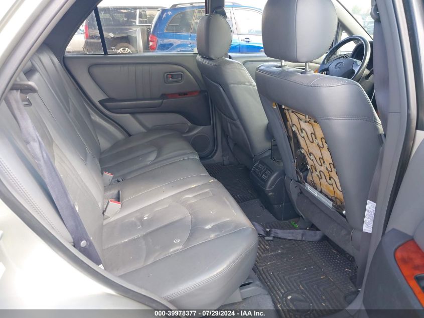 2000 Lexus Rx 300 VIN: JT6HF10U9Y0150153 Lot: 39978377