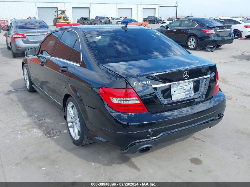 2013 Mercedes-Benz C 250 Luxury/Sport VIN: WDDGF4HB1DG138966 Lot: 39978394