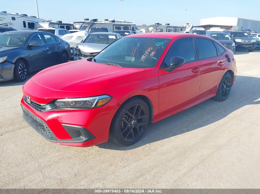 2022 HONDA CIVIC SPORT - 2HGFE2F59NH501533