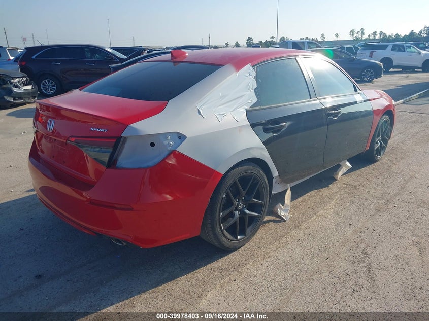 2022 HONDA CIVIC SPORT - 2HGFE2F59NH501533