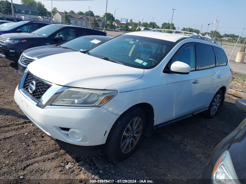 2014 Nissan Pathfinder Sv VIN: 5N1AR2MN7EC668634 Lot: 39978417