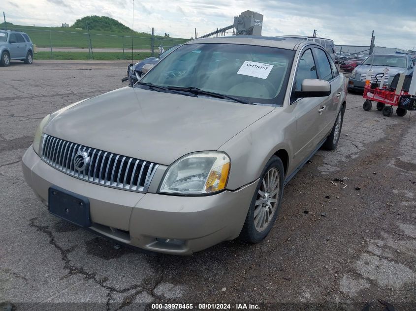 2005 Mercury Montego Premier VIN: 1MEHM42185G601500 Lot: 39978455