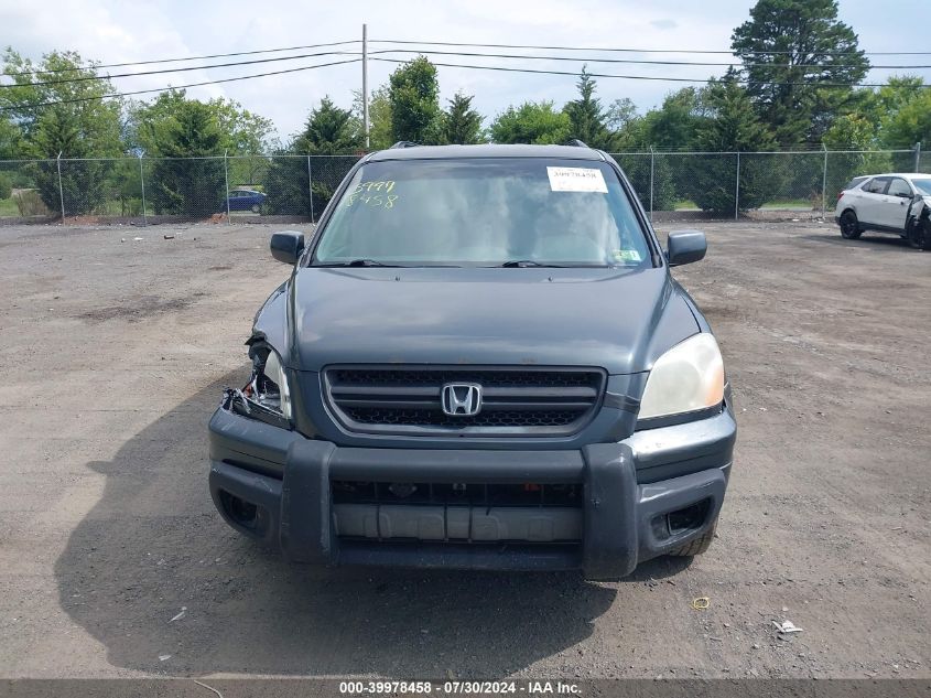 2004 Honda Pilot Ex-L VIN: 2HKYF18574H524715 Lot: 39978458