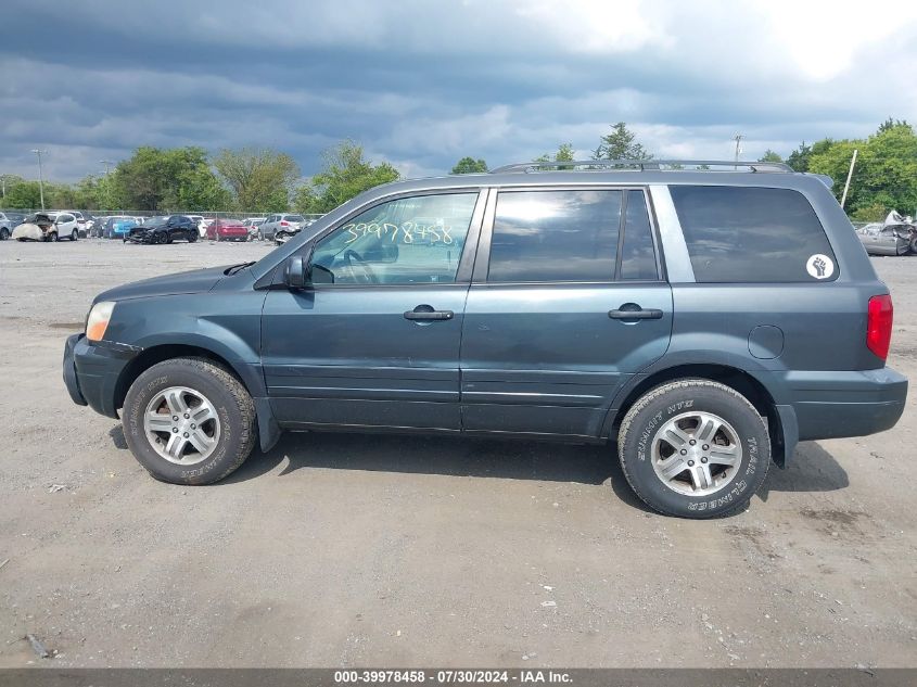 2004 Honda Pilot Ex-L VIN: 2HKYF18574H524715 Lot: 39978458