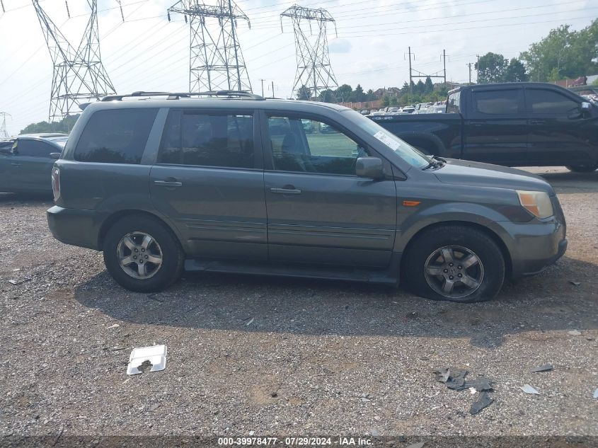 2007 Honda Pilot Ex VIN: 2HKYF18427H531535 Lot: 39978477