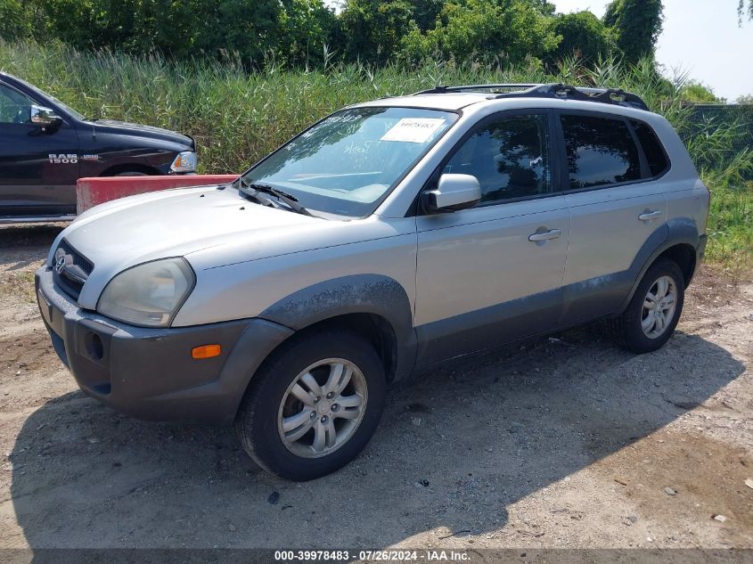 2008 Hyundai Tucson Limited V6/Se VIN: KM8JN72D98U800956 Lot: 39978483