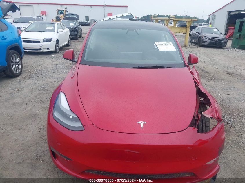 2021 Tesla Model Y VIN: 5YJYGDEF2MF133949 Lot: 39978505