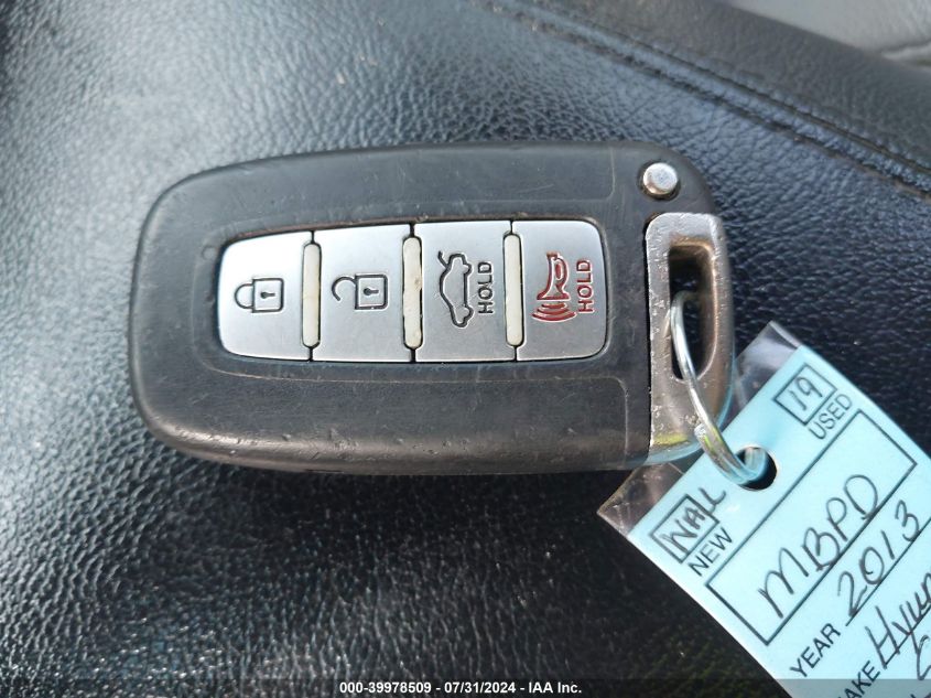 2013 Hyundai Sonata Se/Limited VIN: 5NPEC4AC1DH668086 Lot: 39978509