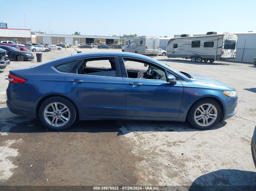 2018 Ford Fusion Se VIN: 3FA6P0HD5JR213658 Lot: 39978522