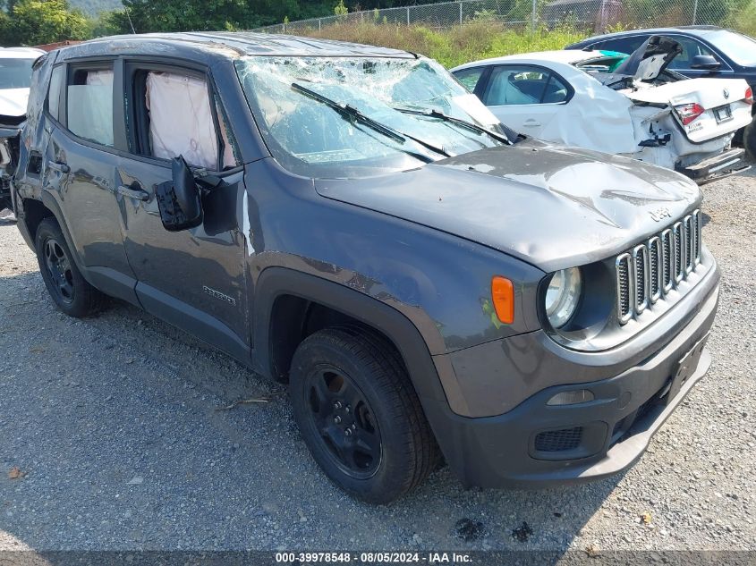 2018 Jeep Renegade Sport 4X4 VIN: ZACCJBAB1JPH08730 Lot: 39978548