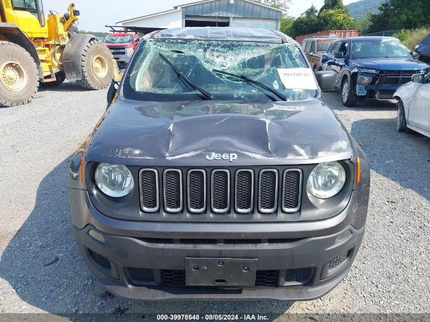 2018 Jeep Renegade Sport 4X4 VIN: ZACCJBAB1JPH08730 Lot: 39978548