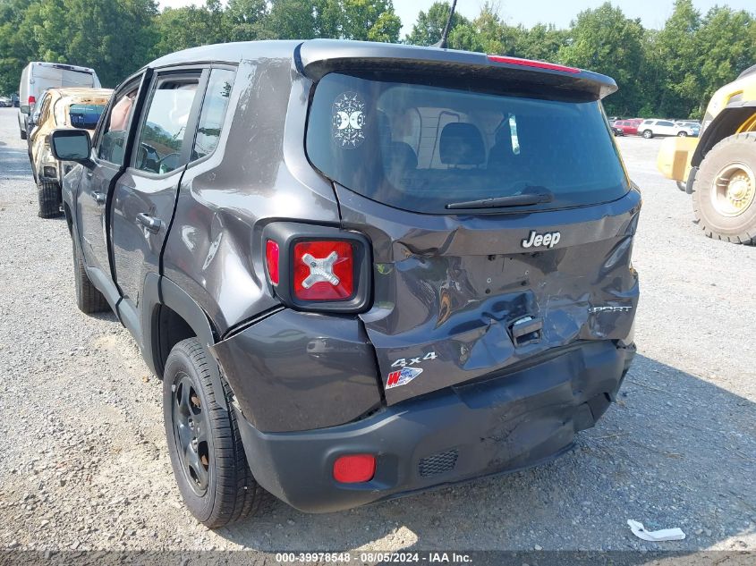 2018 Jeep Renegade Sport 4X4 VIN: ZACCJBAB1JPH08730 Lot: 39978548