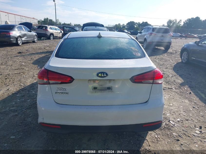 2017 Kia Forte Lx VIN: 3KPFK4A73HE078685 Lot: 39978565