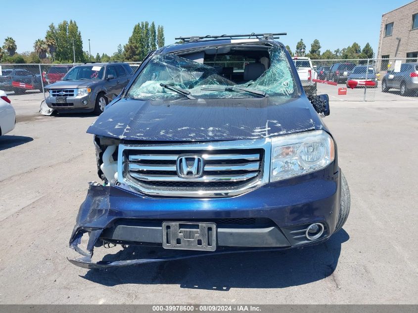 2013 Honda Pilot Touring VIN: 5FNYF4H96DB010177 Lot: 39978600