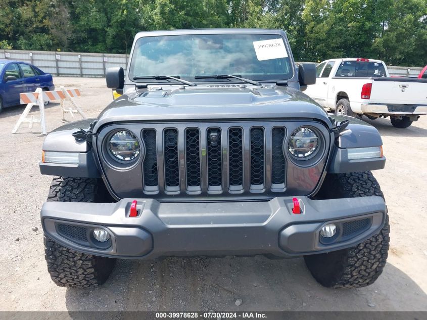 2020 Jeep Gladiator Rubicon 4X4 VIN: 1C6JJTBGXLL147532 Lot: 39978628