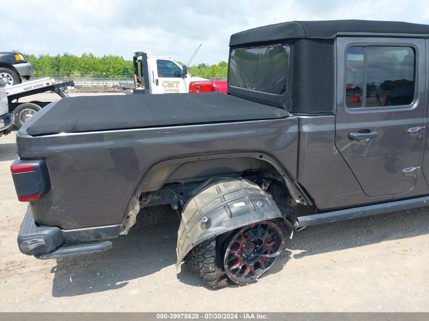 2020 Jeep Gladiator Rubicon 4X4 VIN: 1C6JJTBGXLL147532 Lot: 39978628